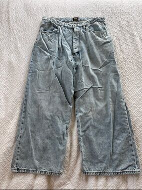 Lee’s Light Blue Wide Leg Men's Denim Jeans